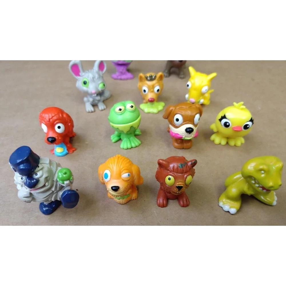Lot Of 20 Ugglys Pet Shop Animals By‎ Moose Tiny Ugly Toys Action Figures